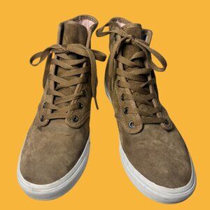 Vintage Vans Tan Suede High-Top Sneakers Women’s Size 9